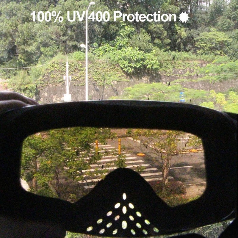 4-FQ PU Resin Windproof Dustproof Motocross GoggLes CRG Sport Scratch Resistant Dirt Bike Goggles Adult Motorcycle ATV Riding Glasses Wrap Ski Goggles Protective Safety Glasses - Image 5